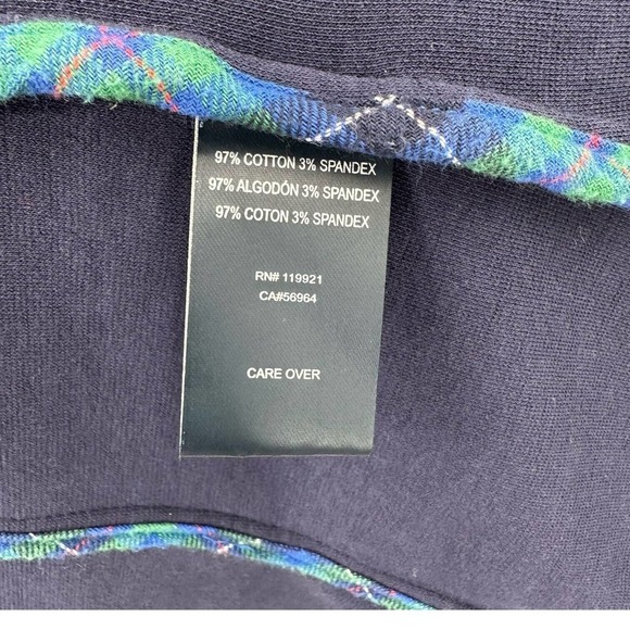 🍀Tommy Girl Navy Blue Piping Notch Lapel Single Breasted Blazer Jacket Size M - Picture 4 of 5